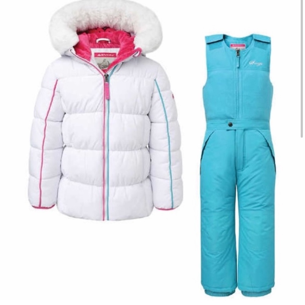 •SOLD• Snozu Kids' 2-piece Snowsuit, White